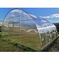 Теплица КомфортПром двухстворчатая 40x20/1 6x6 м (TitanPlast 3.8 мм)
