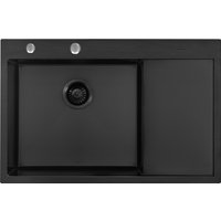 Кухонная мойка ARFEKA ECO AR 780*500 L BLACK PVD NANO