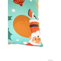 Декоративная подушка Loon Клаус 40х40 (бирюзовый)