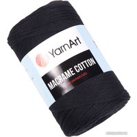 Пряжа для вязания Yarnart Macrame Cotton 750 250 г 225 м (черный)