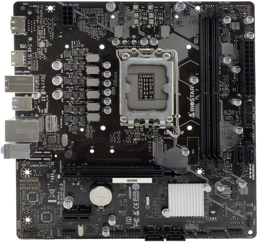 

Материнская плата BIOSTAR H610MS Ver. 6.0