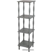 Стеллаж Мебелик П8 (серый)