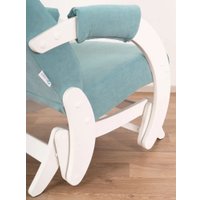 Кресло-глайдер Glider Модель 68М (мятно-зеленый/молочный дуб)