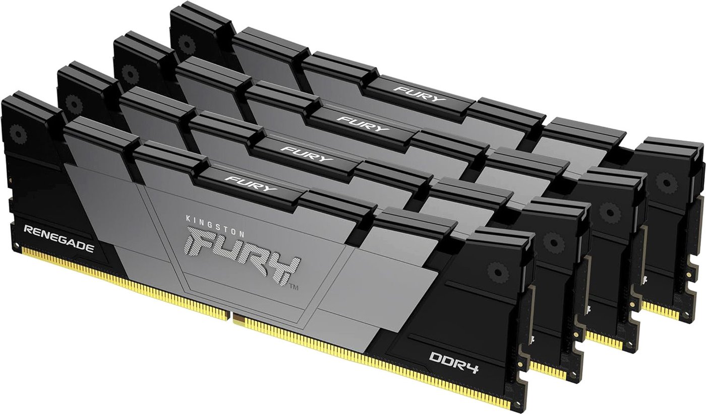

Оперативная память Kingston FURY Renegade 4x16ГБ DDR4 3200 МГц KF432C16RB12K4/64