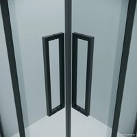 Душевой уголок Grossman Cosmo 80x80x195 300.K33.02.8080.21.00 (черный матовый/прозрачное стекло)