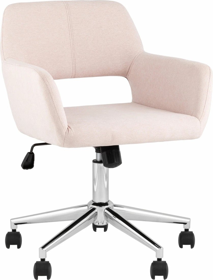 

Офисное кресло Stool Group Ross Chrome 50-19 (рогожка, светло-розовый)