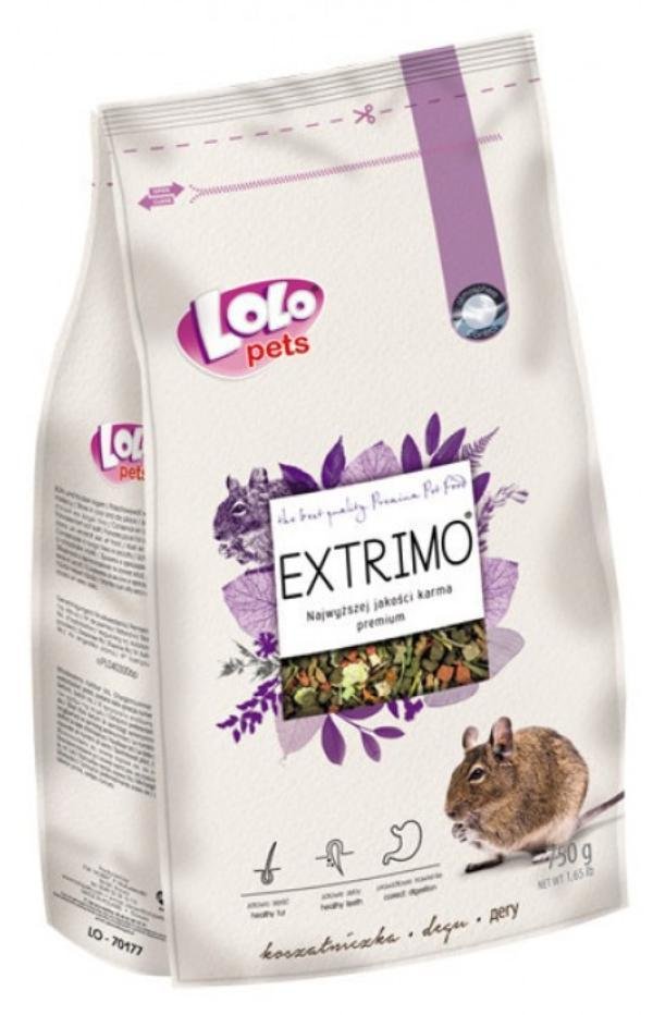 

Корм для грызунов Lolo Pets Extrimo для дегу 750 г