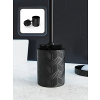 Ершик для унитаза FORA Delicate Black FOR-DLB025