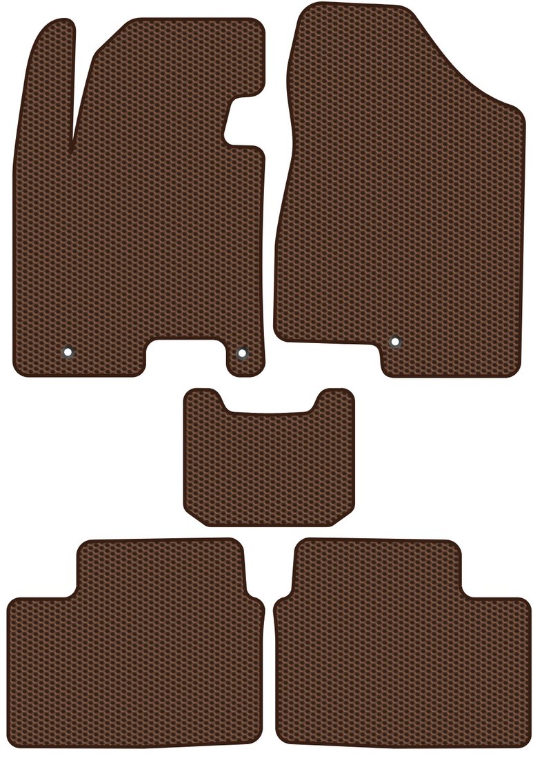 

Комплект ковриков для авто Alicosta Kia Ceed II (универсал, хэтчбек 5 дв / JD) 2012 - 2018 (коричневый, сота)