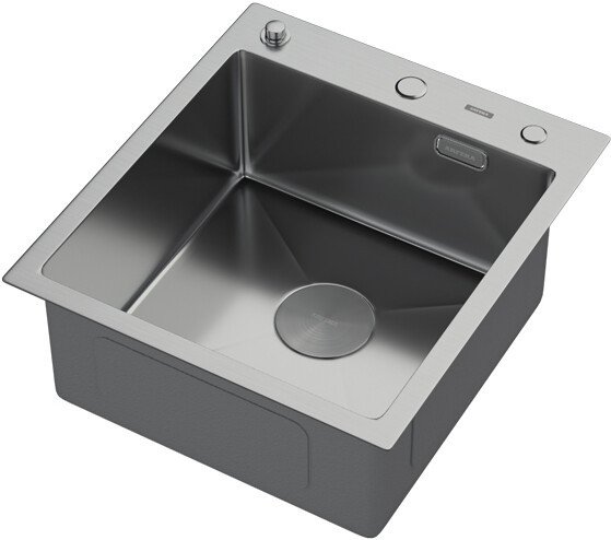 Кухонная мойка ARFEKA ECO AR 450*500 POP-UP SATIN