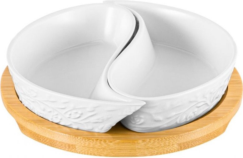 

Набор для закусок Elan Gallery Инь-Янь веточки-цветочки 630097