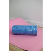 Набор для йоги Sundays Fitness Валик IR97435B + Коврик IR97506 (голубой, серый)