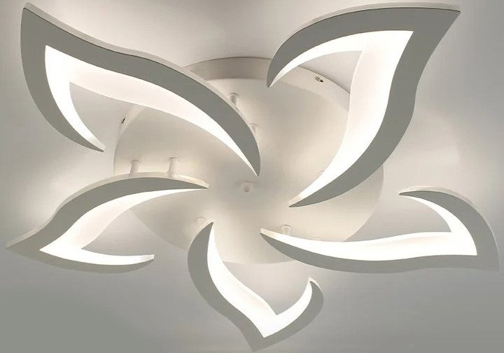 

Припотолочная люстра Estares Ella 70W 5F-APP 640x65-WHITE/WHITE-220-IP20