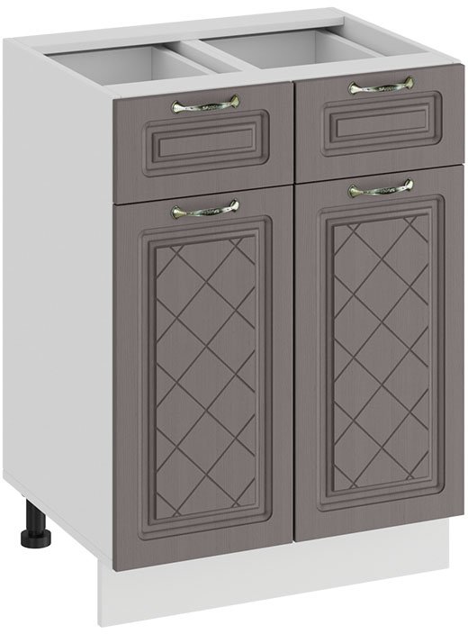 

Шкаф напольный Трия Бьянка 1Н6Я1 (белый/дуб серый)