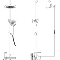 Душевая система  Lauter Brook 21CK691C-24