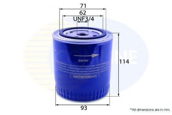 

Масляный фильтр Comline EOF187