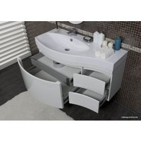  Aquanet Тумба под умывальник Опера 115 L (белый, 3 ящика)