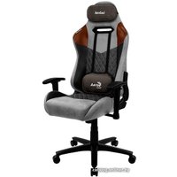 Игровое (геймерское) кресло AeroCool Duke Tan Grey (черный/серый)