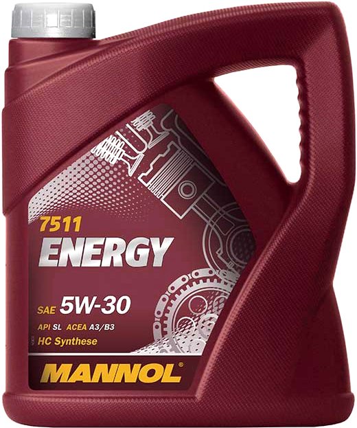 

Моторное масло Mannol Energy 5W-30 API SL 5л