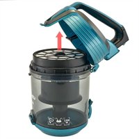 Пылесос Delta DL-0852 (черный/бирюзовый)