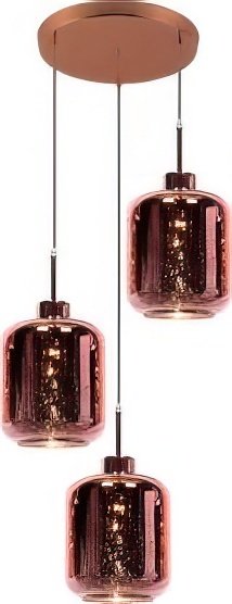 

Подвесная люстра Lumina Deco Alacosmo LDP 6811-3 RD R.GD