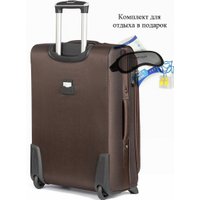 Чемодан 4 ROADS 6161-M 64 см (кофейный)