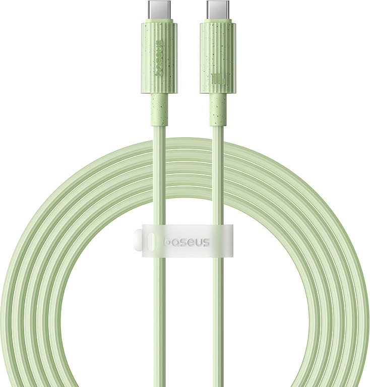 

Кабель Baseus Habitat Series Fast Charging Cable 100W USB Type-C - USB Type-C (2 м, зеленый)