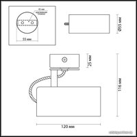 Спот Odeon Light Corse 3872/1C