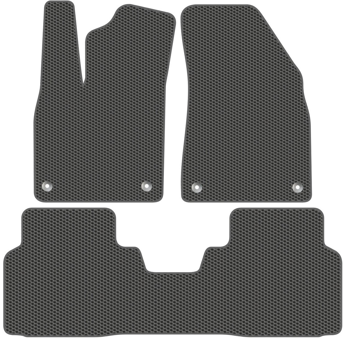 

Комплект ковриков для авто Alicosta Volkswagen ID.4 Crozz I (suv / Электро) 2020 - Н.В. задний цельный (серый)