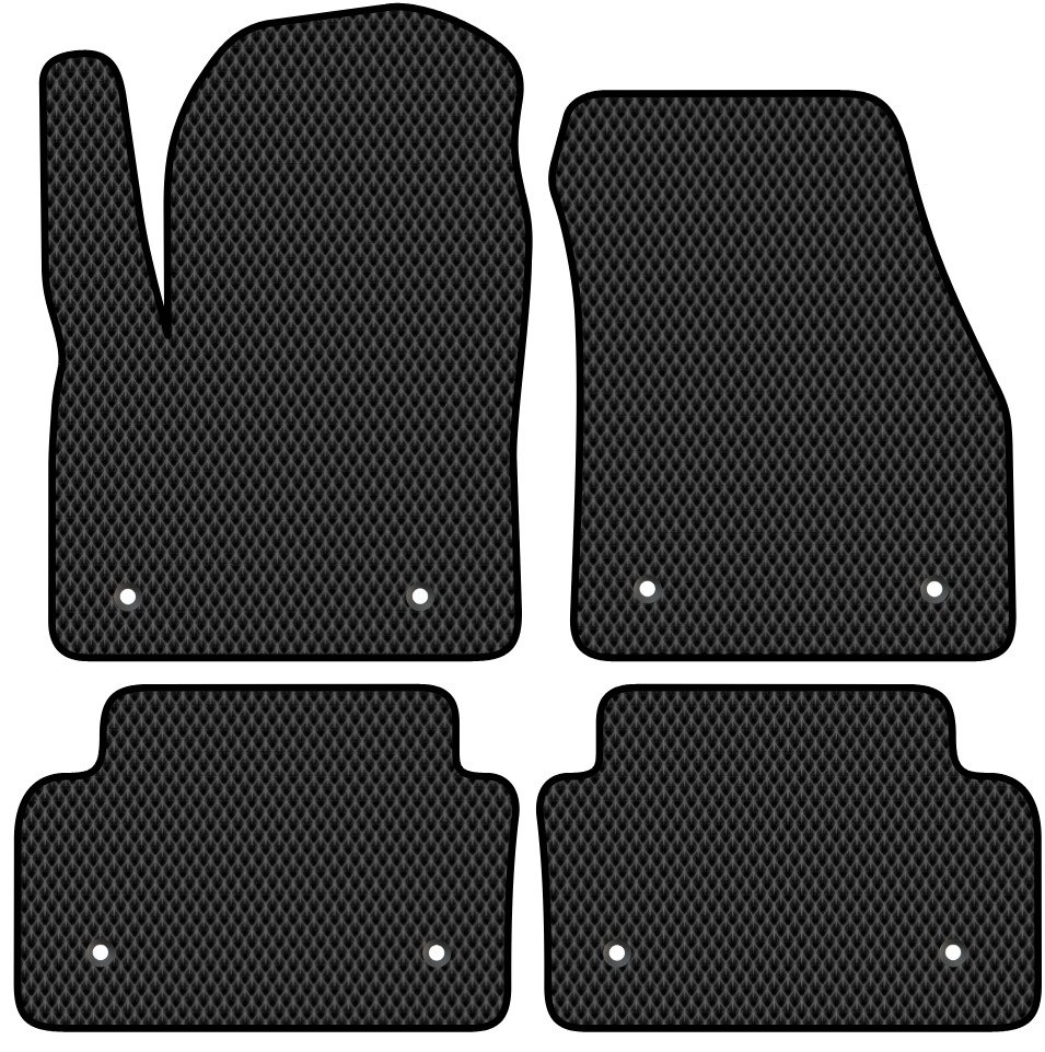 

Комплект ковриков для авто Alicosta Jaguar E-Pace (suv) 2017 - Н.В. (черный, ромб)