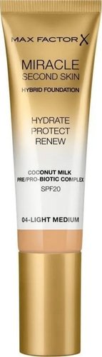 Тональный крем Max Factor Miracle Second Skin Hybrid Foundation SPF20 (тон 04) 30 мл