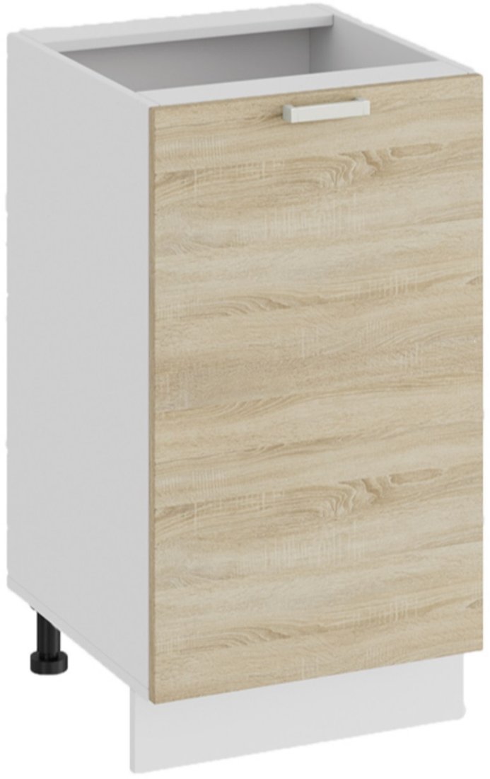 

Шкаф напольный Трия Гранита 1Н45 (белый/дуб сонома)