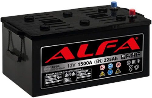 

Автомобильный аккумулятор ALFA Hybrid 225 L (225 А·ч)