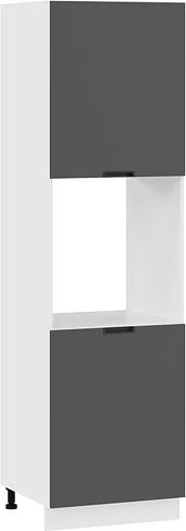 

Шкаф напольный Трия Гренада 1П6 (белый/холст вулкан)