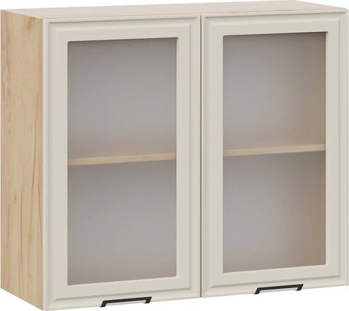 

Шкаф навесной Трия Белладжио 1ВВ8С с двумя дверьми (дуб крафт золотой/софт панакота)