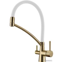 Смеситель Paulmark Siegen SI213111-BRW (бронза/белый)