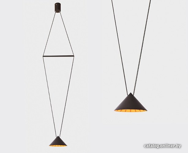 Подвесная люстра Italline IT03-1430 black/orange