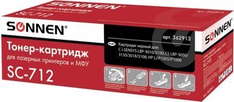 Картридж Sonnen SC-712 (аналог HP CE285A, CB435A, CB436A, Canon 712, 713, 725)