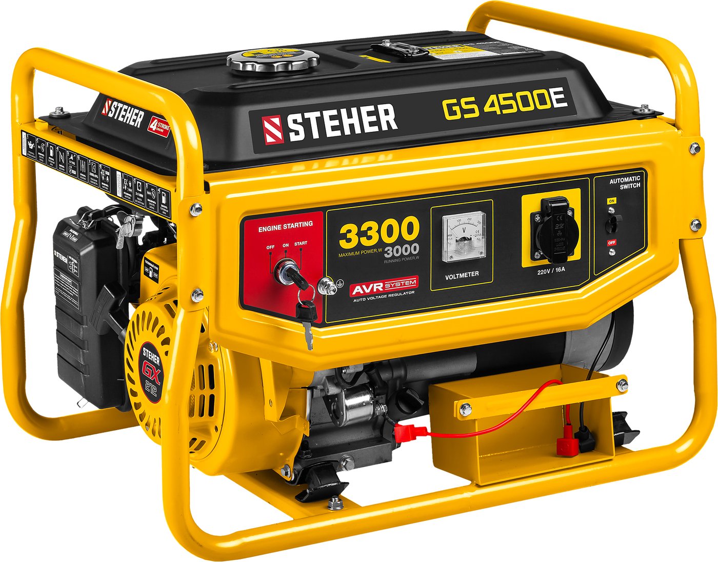

Бензиновый генератор Steher GS-4500Е