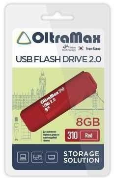 

USB Flash OltraMax 310 8GB (красный)