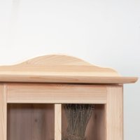 Шкаф-витрина Диприз Lena 1-дверный Д.73044.7 (сосна, без отделки) в Солигорске