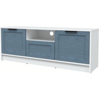 Тумба Интерлиния ТВ Концепт Тренд КТ-ТВ3-50 (белый платинум/дуб лазурный)