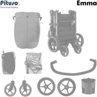 Детская коляска Pituso Emma ET6 (капучино)