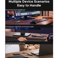 USB-хаб Orico YSA7-U3-GY-BP