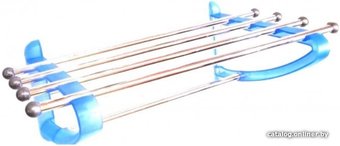 Полка для полотенца Primanova M-B12-23 (прозрачный/голубой)