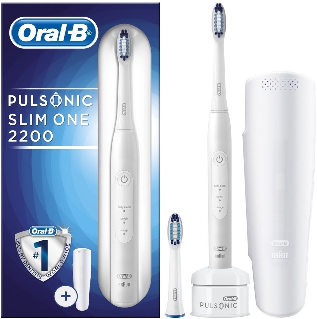 

Электрическая зубная щетка Oral-B Pulsonic Slim One 2200