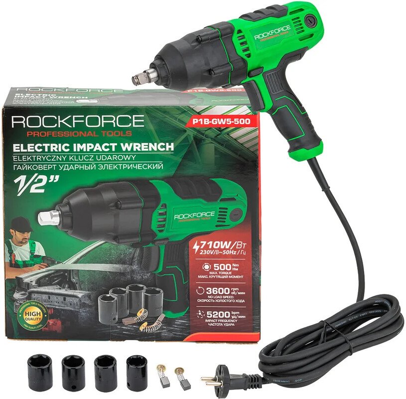 

Гайковерт RockForce RF-P1B-GW5-500
