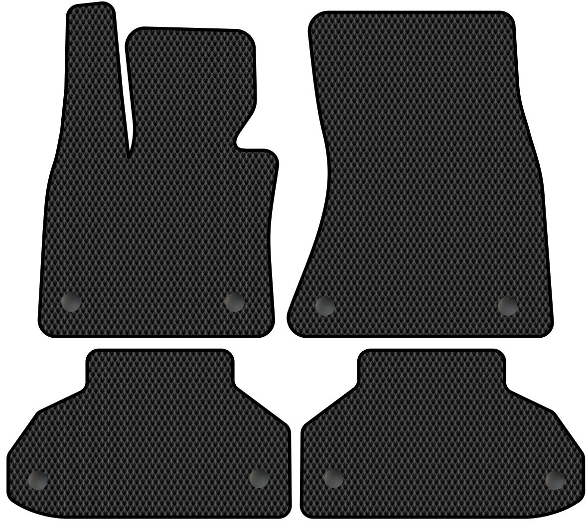 

Комплект ковриков для авто Alicosta BMW X6 II (suv / F16) 2014 - 2020 (черный, ромб)