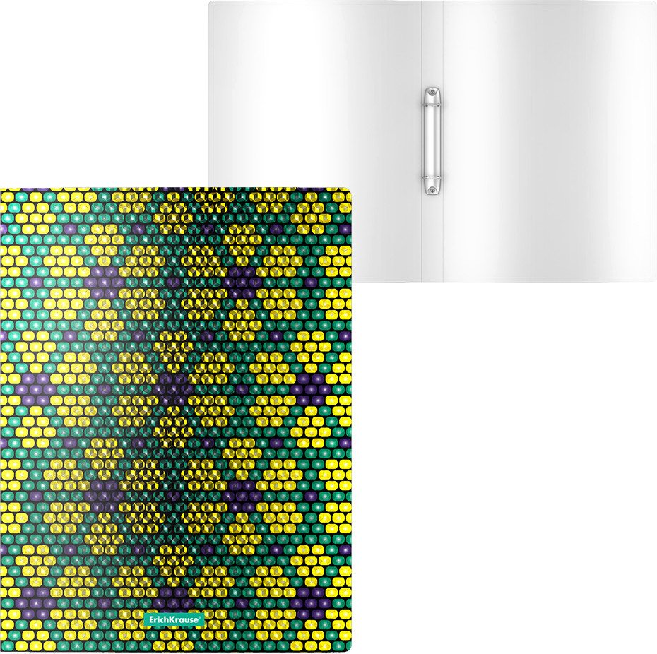 

Набор папок Erich Krause Green&Yellow Beads 24 мм на 2 кольцаx 52799 (4 шт)