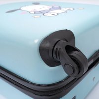 Чемодан-спиннер Ecotope Собака 324-E-2-16-LBL (голубой)